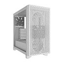 CORSAIR 3000D AIRFLOW Mid-Tower PC Case – 3-Pin Fans – Four-Slot GPU Support – Fits up to 8x 120mm Fans – High-Airflow Design – White