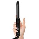 FARERY Travel Curling Iron Dual Voltage, Mini Curling Iron for Short Hair with 3/4 Inch Barrel, Keratin & Argan Oil Infuse, Travel Size Curling Iron with Storage Bag, 3 Adjustable Temperature