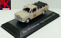Fiat 1500 Multicara Pick Up 1965 with Wheel Load Sergi Automotores 1/43 Scale T4