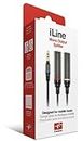 IK Multimedia iLine Mono Output Splitter IK Multimedia Cable for Mobile Phones and Tablets - Retail Packaging - Black