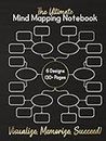 The Ultimate Mind Mapping Notebook: Blank Mind Map Template Workbook to Improve Memory and Focus for Studying, Organizing Thoughts and Brainstorming | 8.25" X 11" Hardcover