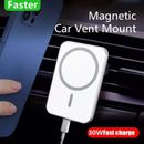 Cargador inalámbrico magnético de coche de 30 W para iPhone