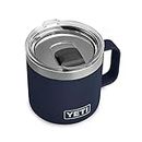 YETI Rambler 14 oz Mug, Vacuum Insulated, Stainless Steel with MagSlider Lid, Navy