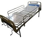 Low Height Fowler Medical Bed 2 -Function Head & Knee Rest Elevation Present for Patients at Home (Without Mattress)