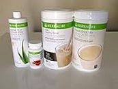 Herbalife QUICK COMBO with PDM - Formula 1 Healthy Meal Shake Mix Cookies and Cream flavor, Protein Drink PDM, Herbal Aloe Concentrate Mango flavor Tea