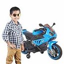 Tiny Town Super Bike with Rechargeable Battery Operator Ride On Bike for Kids - 3 to 7Years (Blue)