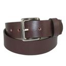New CTM Men's Leather Bridle Belt with Removable Buckle
