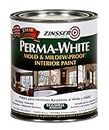 Zinsser 02774 PERMA-WHITE Mold & Mildew Proof Interior Paint, Quart, Eggshell White