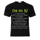 T-shirt maglietta uomo Faq del DJ risposte divertenti idea regalo clubber