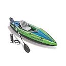 Intex - 68305NP - Set Kayak Challenger K1 - 1 Pers (Inclus Rame Et Gonfleur)