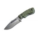 Boker USA Magnum Lil Giant Fixed Blade Knife3.62in 440 Steel BladeGreen G10 Grip Handle 02LG113