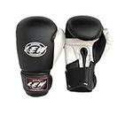 LEW Black Pre Molded Boxing Competition| Training| MMA| Kickboxing | Muay Thai Gloves for Bags & Training Boxing Gloves