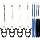 8 Pcs No Sit Haunch Holder Pet Dog Grooming Loop Adjustable Dog Grooming Harness Stainless Steel Hardware Nylon Adjustable Loop Noose Dog Grooming Restraint Supplies for Pet Bathing and Grooming