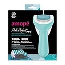 Amopé Pedi Perfect Wet & Dry Electronic Foot File, Regular Coarse - Waterproof, Rechargeable, Cordless, Dual Speed