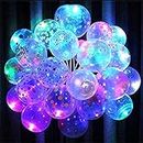 Skylofts Set of 25 LED Balloons for Party Balloons for Birthday Balloons for Decoration Party Props (Printed Balloons)