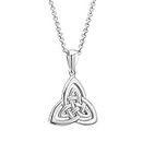 Trinity Necklace Sterling Silver Hallmarked at Irish Assay Office in Dublin Castle Available In 18”, 20” and 24” Lengths with 2” Extension Chain & Easy to Use Lobster Clasp Made in Ireland