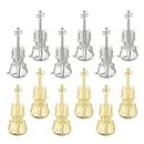 Toddmomy Accessoires Hawaïens 12pcs Christmas Musical Instrument Ornaments, Violin Instrument Xmas Tree Hanging Ornament for Christmas Tree Decor Holiday Decoration