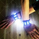 LED Wrist Band Bracelet Light Up Arm Band Evening DJ Bar Stage Show Party Prop