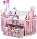 Pink Pen Holder Organzier, Cute Office Supplies Pen and Marker Organization Esse