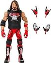 Mattel WWE AJ Styles Elite Collection Action Figure with Accessories, Articulation & Life-like Detail, Collectible Toy, 6-inch