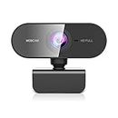 ZZCP Webcam PC con Microfono, HD 1080P Webcam para Portatil/Ordenador/Mac