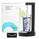LED Bedside Water Dispenser,Desktop Water Bottle Dispenser,New upgrade LED Light and Touch buttons, Portable 5 Gallon Water Dispenser,with 7 Levels Pumping and Light,Suitable for Home, Office, (white)