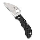 Spyderco Manbug Wharncliffe Lightweight Knife with 1.97" VG-10 Stainless Steel Blade and High-Strength Black FRN Handle - MBKWP