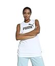 Puma Women's Printed Relaxed Fit T-Shirt (58686402_White