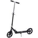HOMCOM Kids Scooter Ride On Toy Height Adjustable For 7-14 Years, Black