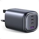 UGREEN Nexode 100W USB C Charger Plug 4-Port GaN Type C Fast Wall Power Adapter also Supports 65W 30W Compatible with MacBook Pro/Air, iPad Mini, iPhone 15 Pro Max/14/13, Galaxy S24 Ultra/S23, Pixel 8