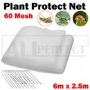 6*2.5M Garden Crops Plant Protect Netting Mesh Bird Net Insect Animal Vegetable