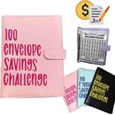 100 Envelope Challenge Binder Book Easy& Fun Way to Save $5,050 Budget Planner