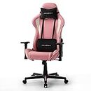 DXRacer Formula DXZ-PKW V2 Pastel Gaming Chair, Office Chair, Heavy Duty Soft Leather, Pink, Low Seat, Esports, Deluxe Racer, Telework, Work from Home, Lower Back Pain