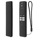 CHUNGHOP Protective Remote Case ONLY for Redmi 4K Ultra 43 inch/Xiaomi OLED Series 55 inch/Xiaomi 5A Series 32/40/43 inch TV Remote Control, Silicone Cover Shockproof, Anti-Slip - Black