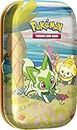 Pokémon TCG: Paldea Friends Mini Tins—Sprigatito (2 Booster Packs, 1 Art Card & 1 Sticker Sheet)