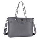 Laptop Bag for Women 15.6 inch Tote Bag PU Leather Handbag with Chain Handle