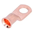.2AWGx3/8 Battery Cable Ends Wire Lugs Bare Copper Eyelets For Marine Automotive