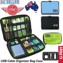Travel Electronics Digital Gadgets Universal Organizer Bag USB Cable Cord Case@