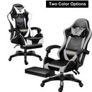 Ergonomic ChairComputer Gaming ChairAdjustable Leather Leisure Swivel Chair US