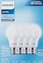 Philips 463398 Led 60W A19 Daylight Non Dimmable(5000K)-4 Count
