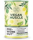 Vegan Muscle® - Pre Workout - Veganer Workout Booster - Lemon Lime - 300g Pulver