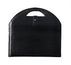 Chalk Factory Full Grain Leather Portable Sleeve/Bag/Slipcase for Lenovo Yoga 500 14-inch 2 in 1 Touch Screen Laptop #OR (Black)