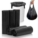 Skycase Bolsas de basura, bolsas de basura, 5 rollos, 100 unidades, extra gruesas, a prueba de fugas, bolsas de basura para basura en casa, oficina, papelera, color negro