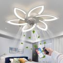 LED Ceiling Fan with Lighting,Ceiling Light with Remote Control and App Control