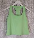 NWT Beyond Yoga Ribbed Racerback Flash Tank Women's Size L Green Light Support