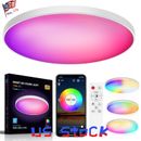 APP Control 30/48W Dimmable Ceiling Light Smart Sync With Music Oyster Light