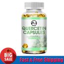 Quercetin Capsules with Bromelain,Vitamin C Support Cardiovascular Health 120Pcs