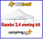 Oztrail Removable Gazebo Awning Kit WHITE Suits Deluxe 2.4m Gazebo - Markets