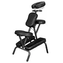 ZENY Massage Chair Portable, Tattoo Chair, 4 in Thick Foam Therapy Chair, Adjustable Spa Salon Folding Massage Chair with Face Cradle for Client, with Carring Bag