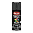 Krylon K05592007 COLORmaxx Spray Paint, Aerosol, Black